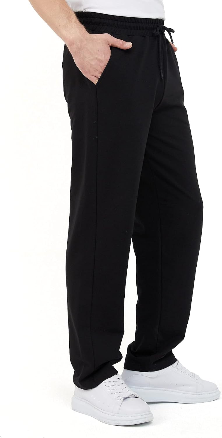 Men's Jogging Bottoms Cotton Sweatpants - Long Sports Trousers Men's Jogger Training Trousers Men's Relaxing Trousers - Image 2