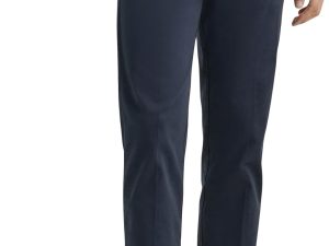 Men's  Flat Front Regular Straight Trousers