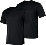 Men's  Performance T-Shirt, Moisture-Wicking Short Sleeve Tee, 40+ UPF Protection, 2 Or 5 Pack