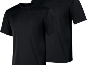 Men's  Performance T-Shirt, Moisture-Wicking Short Sleeve Tee, 40+ UPF Protection, 2 Or 5 Pack