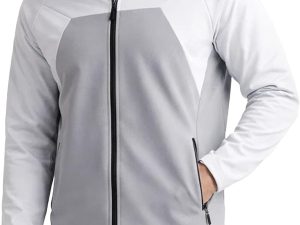 Mens Softshell Jacket - Wind and Water Resistant Polar Fleece Lined Performance Windbreaker Hiking Jackets for Men