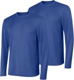 Men's Long Sleeve  T-Shirt UPF 50+ (Pack of 2)