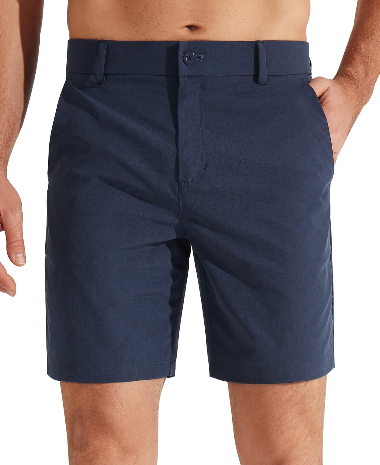 Mens Golf Shorts 7"/9" Work Dress Shorts Casual Flat Front Hybrid Short Lightweight Quick Dry Water Resistant