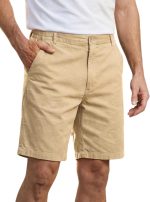 Work Shorts for Men Big and Tall, Canvas Cotton Durable Relaxed Fit Casual Twill Shorts