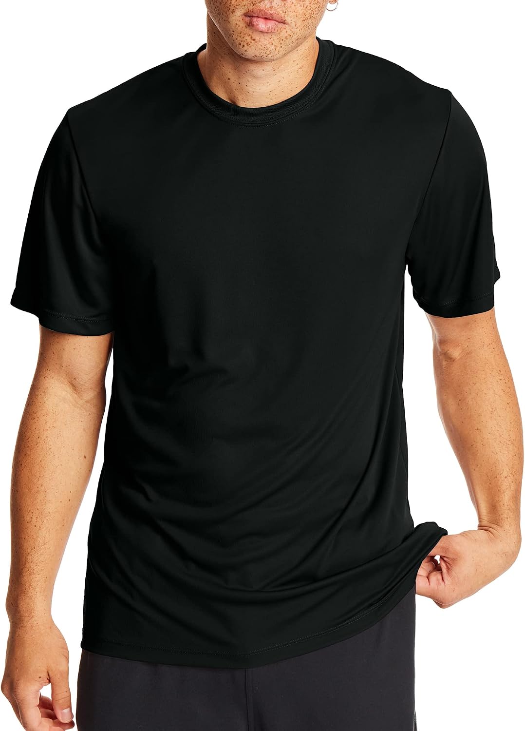 Men's Performance T-Shirt, Moisture-Wicking Short Sleeve Tee, 40+ UPF Protection, 2 Or 5 Pack - Image 2