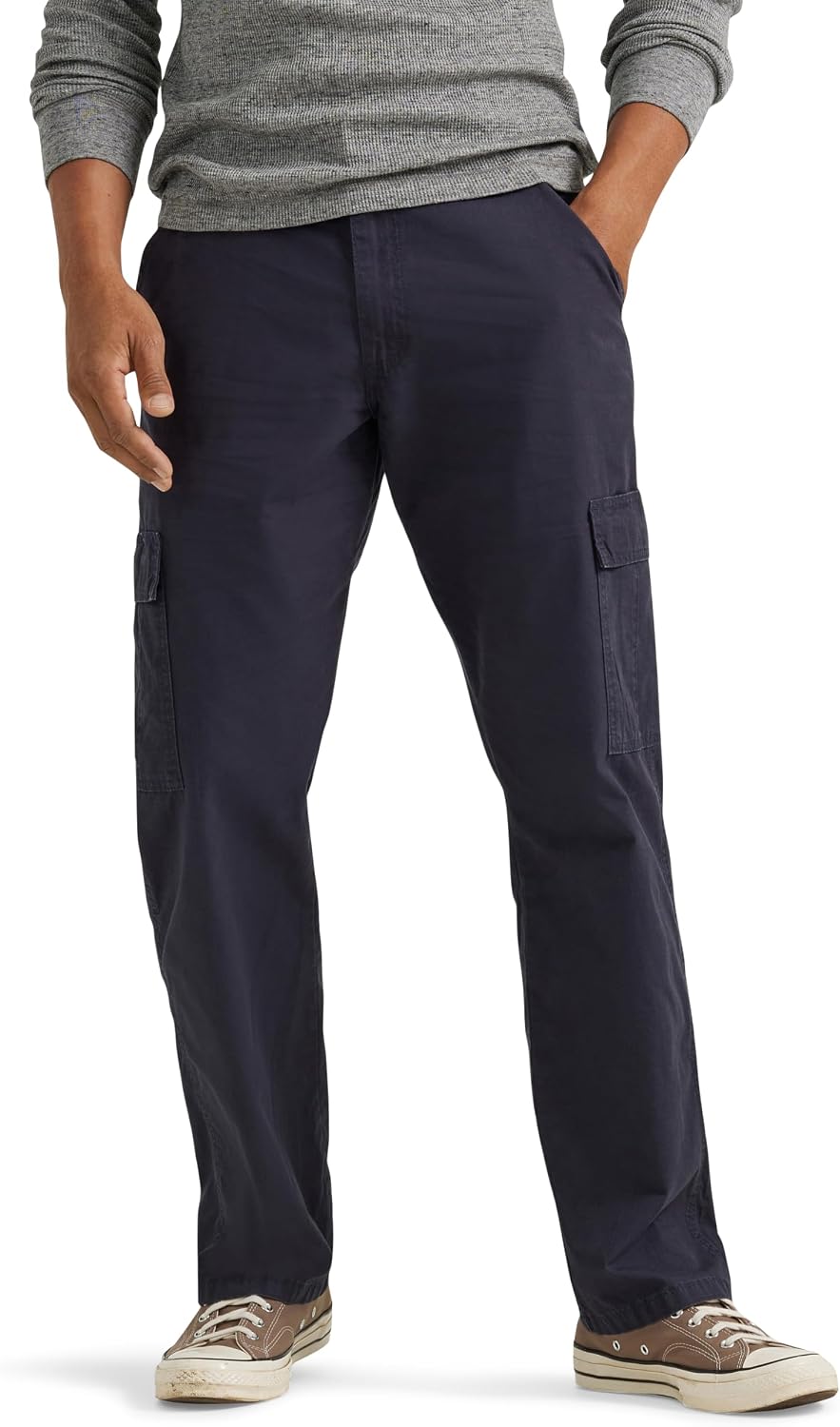 Men's Twill Relaxed Fit Cargo Pant )