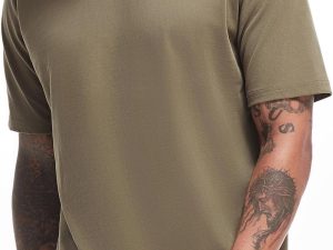 Men's Heavy Weight Crew Neck T-Shirt Mens Premium Cotton Tee - Pre Shrunk S-3XL