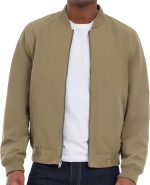 mens Lightweight Bomber Jacket, Wind and Water ResistantJacket