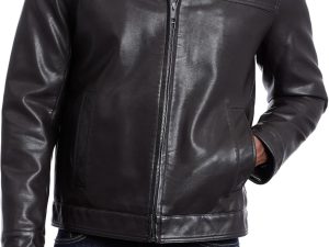 Men's Classic Faux Leather Jacket Faux Leather Jackets