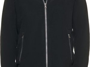 Men's Size Tall Classic Zip Front Fleece Jacket