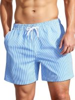 Mens Swim Trunks Short Bathing Suit with Mesh Lining Swimming Shorts