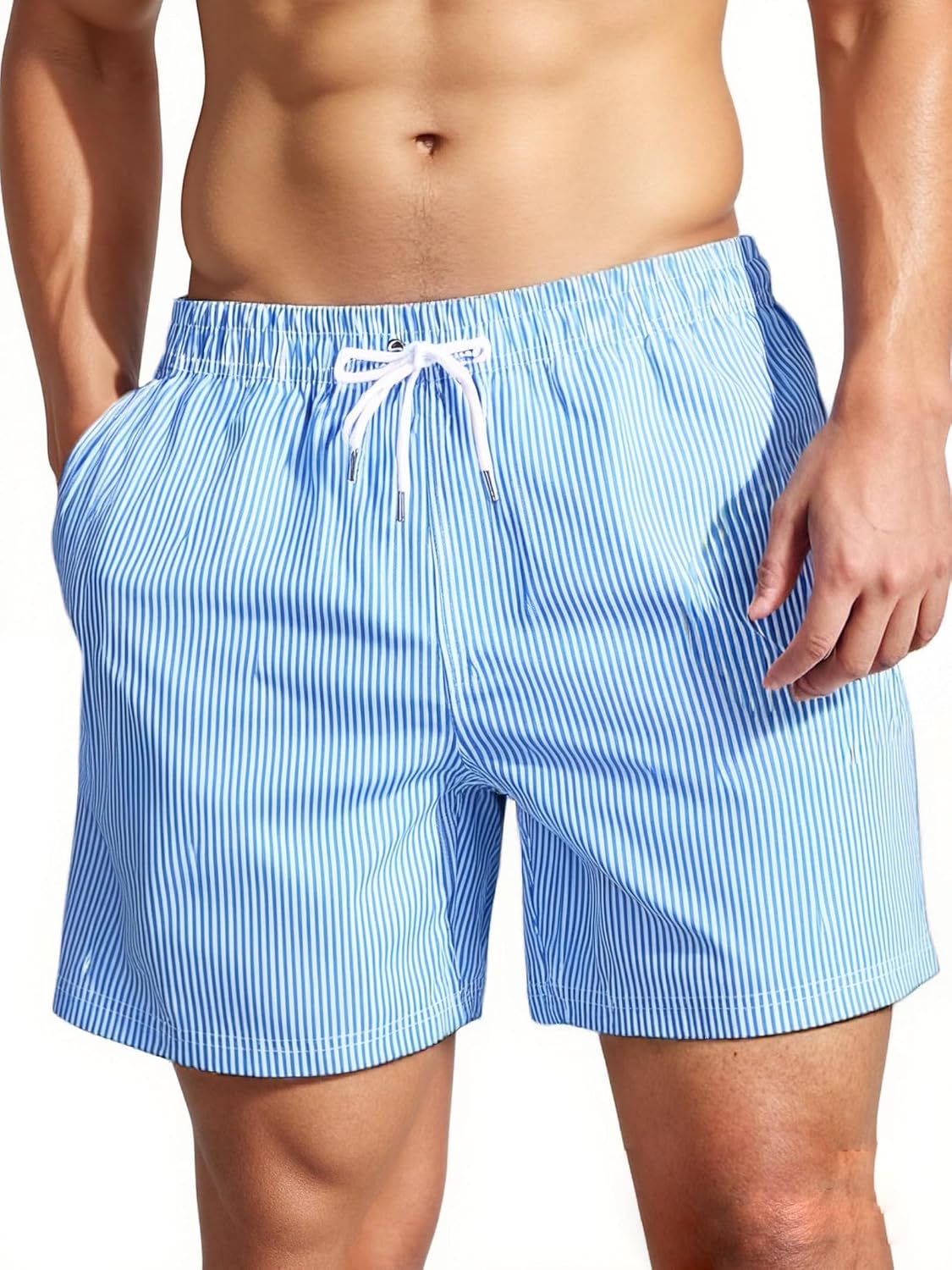 Mens Swim Trunks Short Bathing Suit with Mesh Lining Swimming Shorts