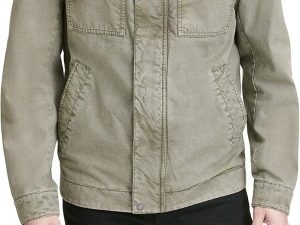 Men's Cotton Stand Collar Military Jacket