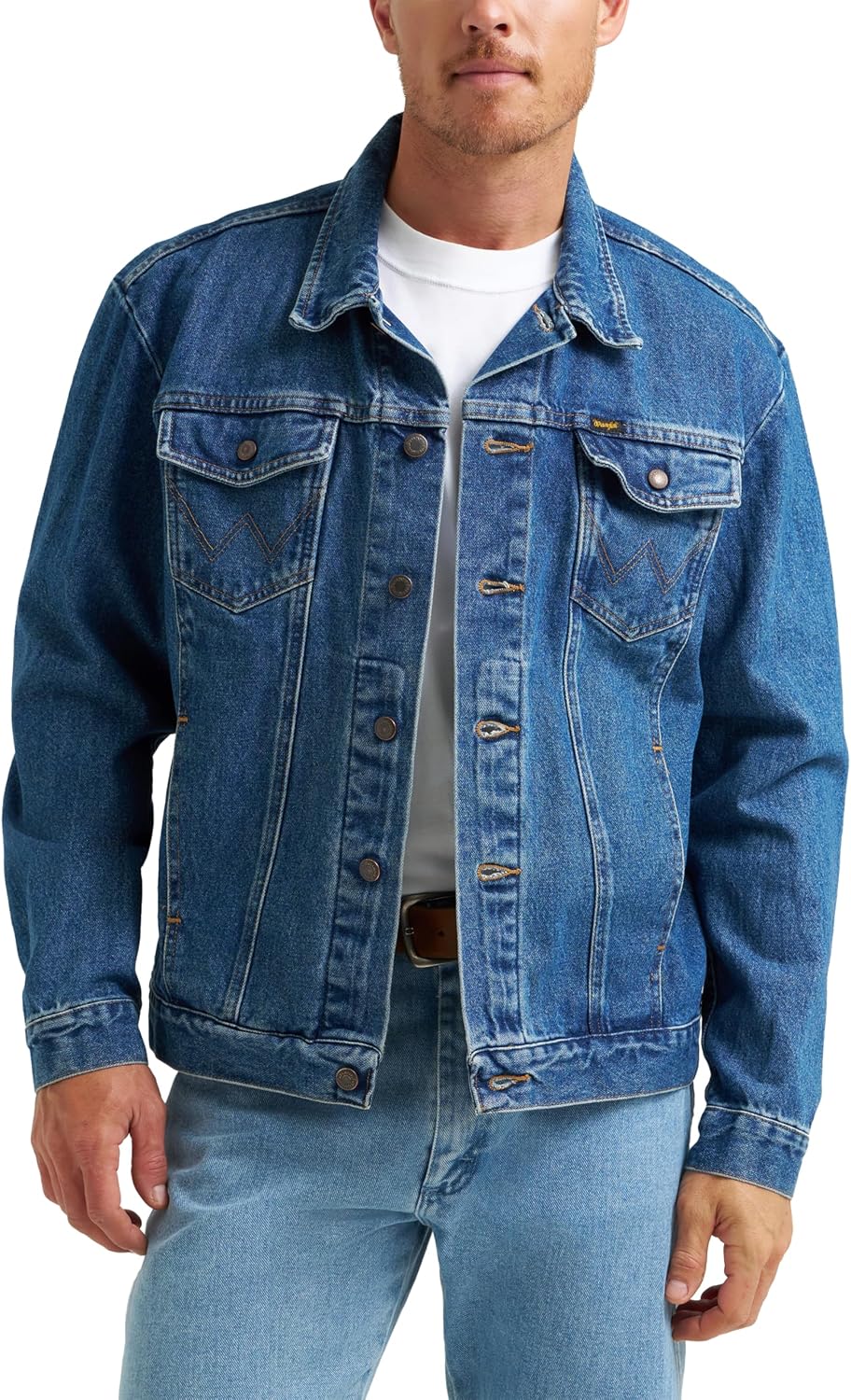 Men's Tall Size Cowboy Cut Western Unlined Denim Jacket
