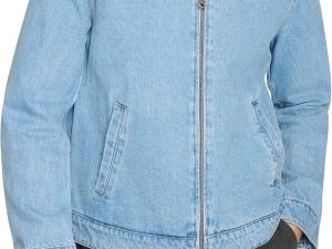 Men's Zip Front Denim Jacket
