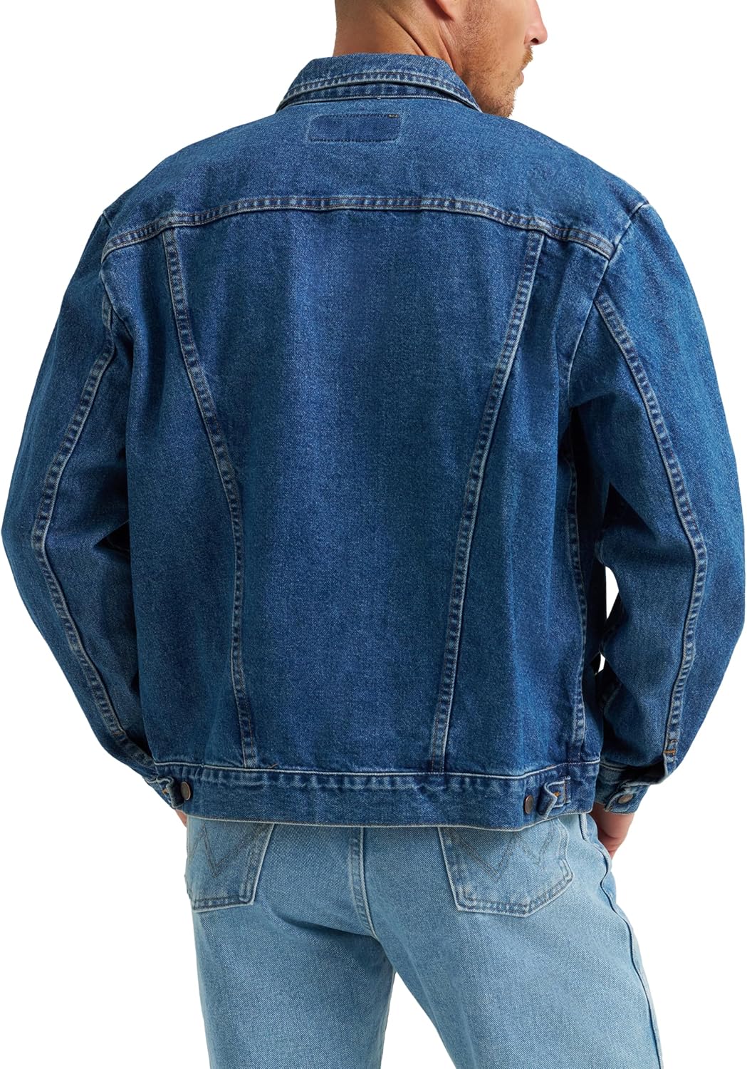 Men's Tall Size Cowboy Cut Western Unlined Denim Jacket - Image 2